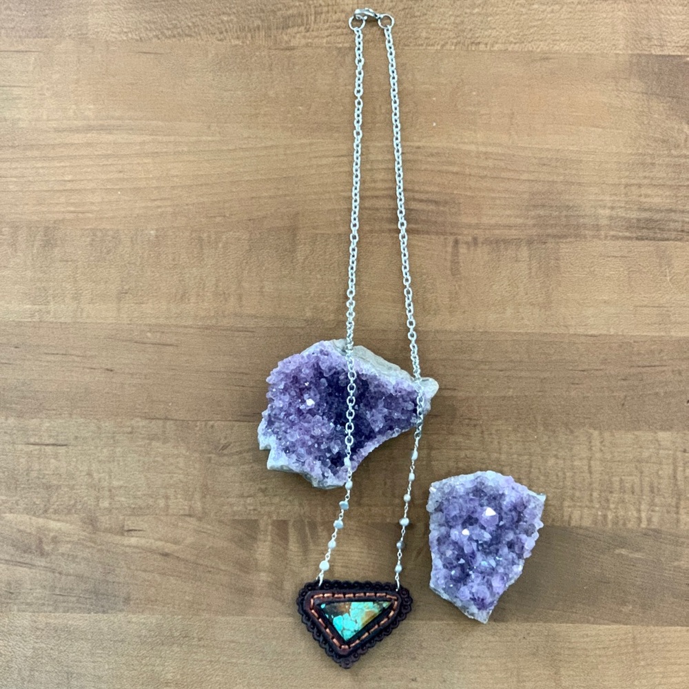 Artisan Made Treasure Mnt. Turquoise Necklace